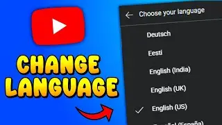 How To Change Language On Youtube | How To Change Youtube Language