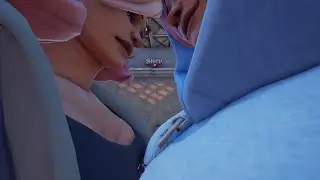 Tiny Helsie between 2 Giantess penny's