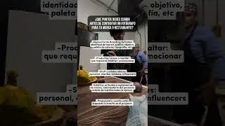 Puntos que debe cubrir ANTES de contratar un fotógrafo para tu marca o restaurante