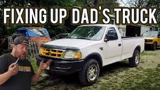 I Said It Should Have Went To The JUNKYARD!  Fixing My Dad's 98 Ford F150 - It's Got Issues!