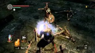 Dark Souls - бой с Демоном Капра (неудачный)
