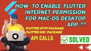 flutter how to enable internet permission for macos desktop app, make api calls, solved #flutterdev