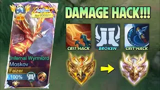 FINALLY!! BEST MOSKOV FULL CRITICAL BUILD FOR DAMAGE HACK IS HERE! (99.9% BROKEN🔥)