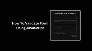 form validation in javascript. source code is free.