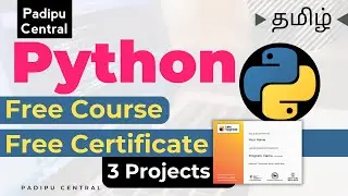 Free Python Course with Certificate by LetsUpgrade | Tamil
