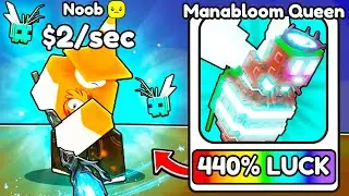 Starting Over As a Noob With NEW OP PET in Roblox Bee Rich