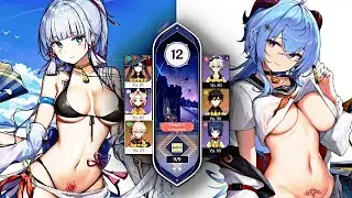 Гань Юй С0 и Аяка С0 | Витая Бездна 12 этаж | Genshin Impact 3.1
