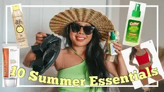 10 SUMMER ESSENTIALS | My current favorite summer products | ft Dossier