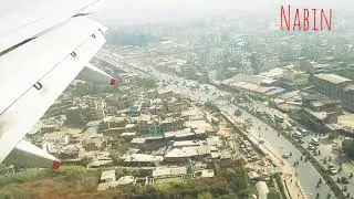 Beautiful Landing at Tribhuvan International Airport Kathmandu Nepal