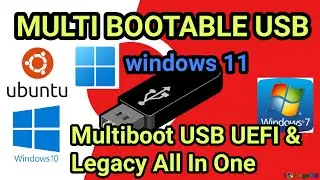 Create Multi Bootable USB from ISO with Ventoy on Windows | Multiboot USB UEFI & Legacy All In One