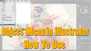 Object Menu Bar in Adobe Illustrator | Learn Illustrator Object Menu 