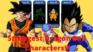 Many CALL THEM GODS ⚡ Top 50 strongest dragon ball characters ⚡