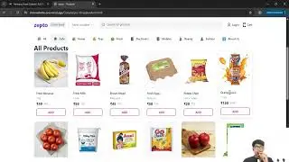 Zepto Clone Website Using HTML CSS | Grocery App UI Clone