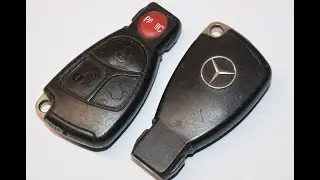 Mercedes Benz C280 C350 E350 S350 Key Fob Battery Replacement - EASY DIY