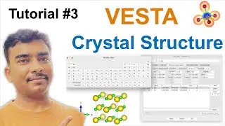 Create a crystal structure (unit cell) from scratch using VESAT 