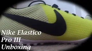 Nike Elastico Pro III TF Unboxing (Volt/White/Black)