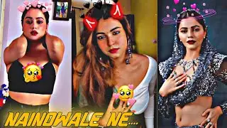 Nainowale Ne 🖤 || Hot Girls Dance 😍🥵 || Instagram Trending Song || #cupcutediting #alightmotionedit