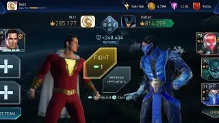 SHAZAM vs SUB-ZERO, REDHOOD, BATWOMAN THE DROWNED ☠️InJustice 2 Mobile Gameplay
