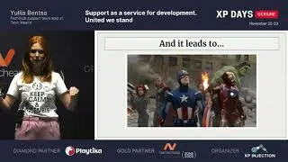 Support as a service for development. United we stand. (Yuliia Bentsa, Ukraine) [RU]