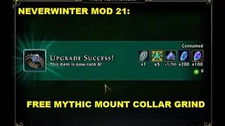 Neverwinter Mod 21: Mythic collar grind (it's Reaper challenges)