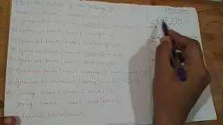 Built in String methods of Java Part 1