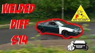 WELDING THE DIFF FOR DRIFTING!  **NISSAN 200SX** FULL SEND!