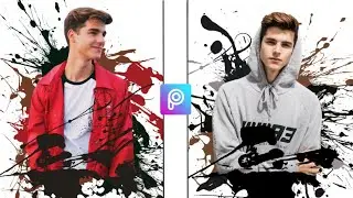 PicsArt Tutorial Ink Splash Effect | PicsArt - Editing - Tutorial