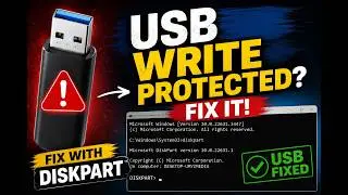 How to Fix a Write Protected USB Drive Using CMD & DiskPart Step by Step Guide