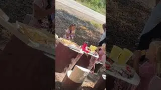Перекус дорожниц 😂пол пути 💪