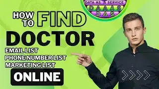 Making a List of Doctor's Email Addresses | Doctors Email Address | Find Doctors Email Address List