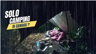 SOLO CAMPING||BANGUN SELTER SEDERHANA DI TENGAH HUTAN SEPI