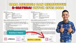 Cara Membeli Dan Membubuhi Ematerai Untuk CPNS 2024