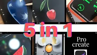 5 easy digital art with Procreate