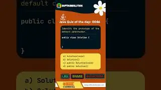 Java Quiz of the day - 0046 🔥