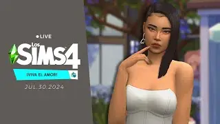 🔴 live | comienzo un nuevo let's play con los sims 4 ¡viva el amor!