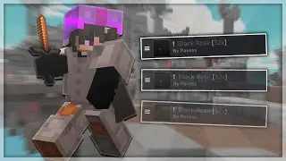 the BEST black texture pack (solo bedwars commentary)