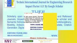 IJ Publication - Tijer