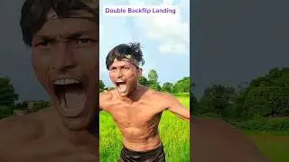 Ho Gaya Double Backflip 😱 #shorts #doublebackflip #shortvideo #trending #viralvideo #surajflyking