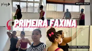 Faxina no Apartamento Novo antes da Mudança