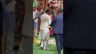 #anantambani At  Ambani house for Ganpati Darshan in Mumbai