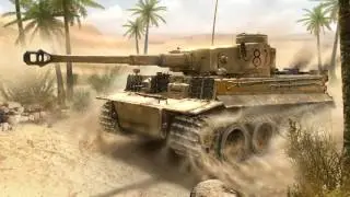 WWII Rolling Tanks Mortar Pak Chains Metall Explosions