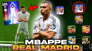 Fichamos y Usamos la NUEVA CARTA de MBAPPE en el REAL MADRID 🤩⚽ | EFOOTBALL 2024 Mobile
