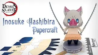 Demon Slayer: Inosuke Hashibira Paperized