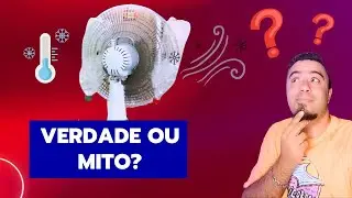 Como Fazer Ar Condicionado Caseiro | Ventilador e Gelo | Será que Funciona?