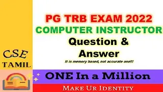 PG TRB ComputerScience Question & Answer