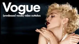 Madonna-Vogue (unreleased vocals) video outtakes #madonna #vogue