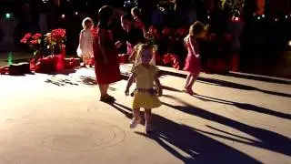 Jo and Haven dancing for Xmas