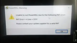 How Install Delcam 2010 or Solve Powermill PAF ERROR in win10 /7 