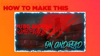 How to make PUBG inspired thumbnail in ANDROID