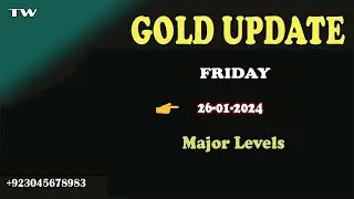Will GOLD Further Fall ?  || Gold Trading Strategy and Technical Analysis for Friday 26/01 ||